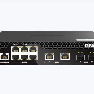 Switch QNAP M2106R CPU Marvell 98DX2528, 6 porturi 2.5Gbps, 2