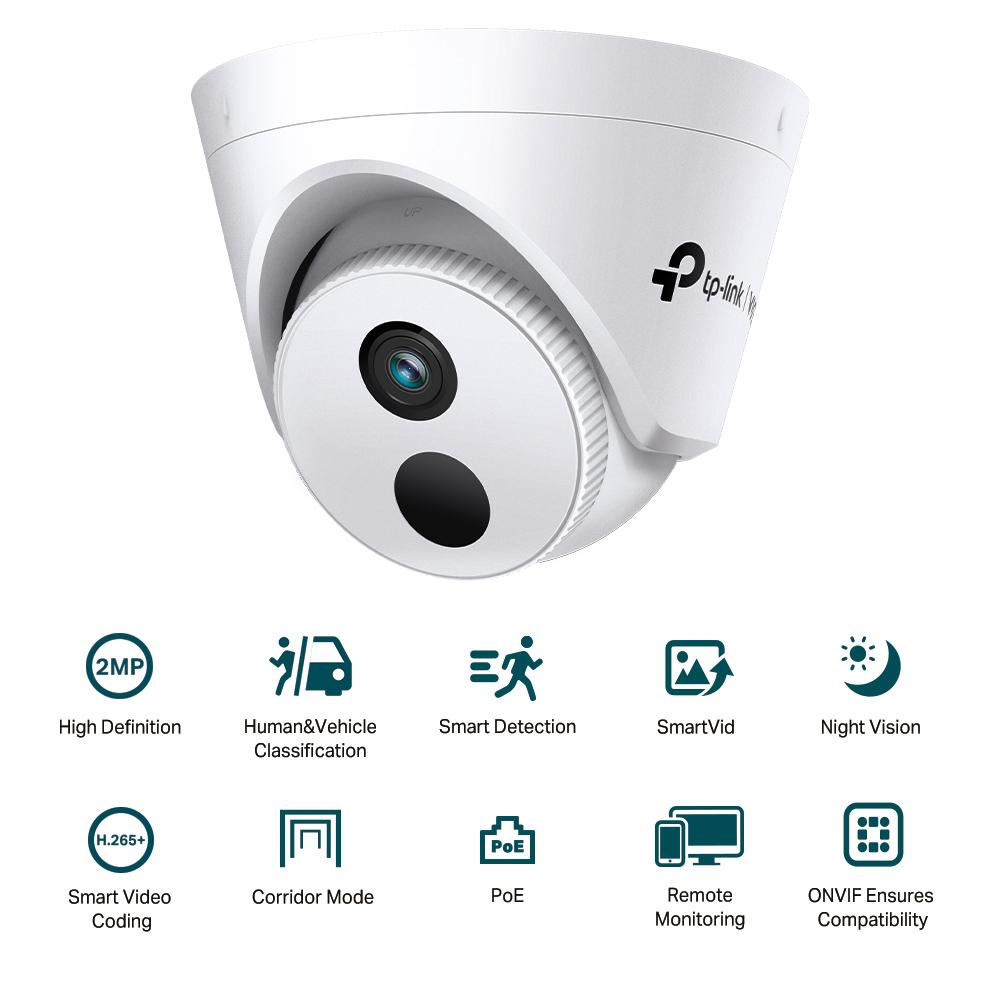 Camera IP Turret TP-Link C420I(4mm), 2MP, Lentila 4mm, IR 30ml, - imagine 4