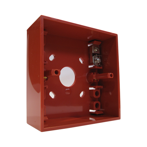 Honeywell Baza pentru montaj aparent buton Morley-IAS, culoare rosie; Dimensiuni: