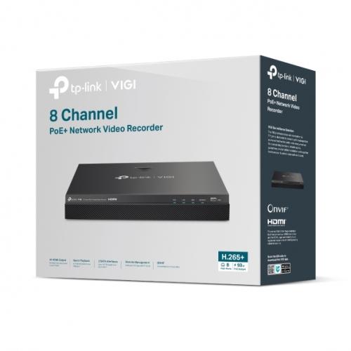 NVR PoE TP-Link VIGI 8 canale 2008H-8MP ; 93W, 8 - imagine 5