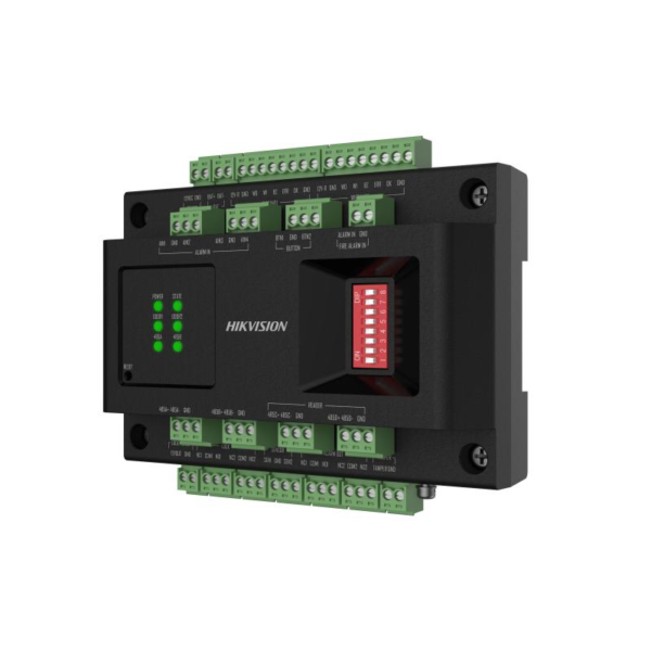 Door control modul Hikvision DS-K2M002X:  -Supports 2 door control.