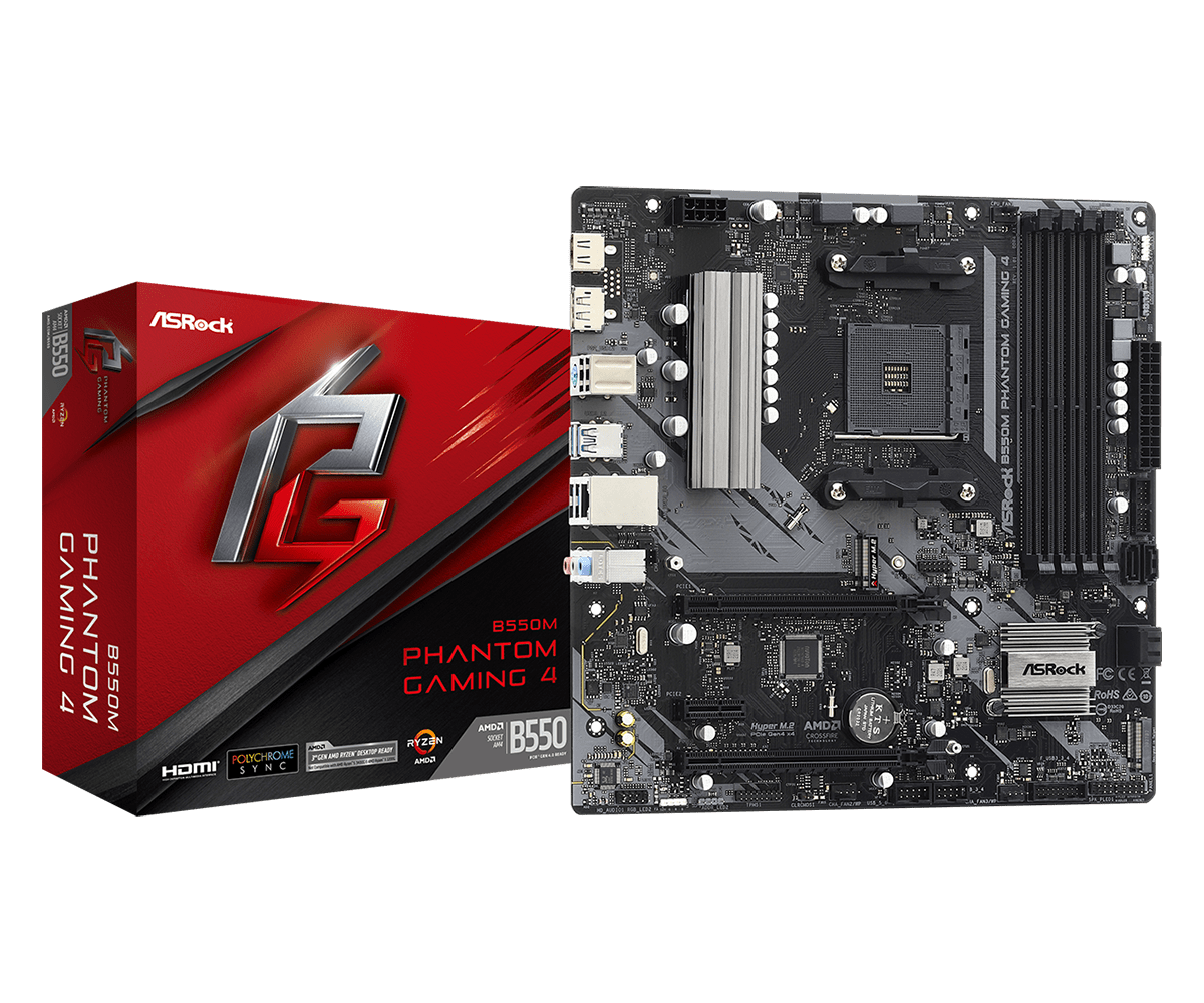 Placa de bază ASRock B550M Phantom Gaming 4 AM4 - imagine 3