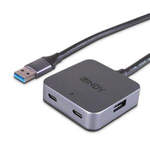 Hub Lindy 4 Porturi, interfata USB 3.2 / 3.1 Gen