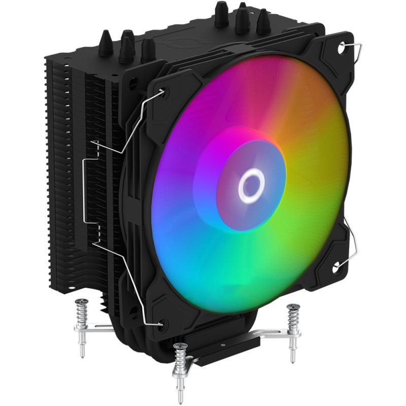 Cooler Procesor AQYRIS URANUS LS 2.0 ARGB NEGRU, dimensiune heatsink - imagine 4