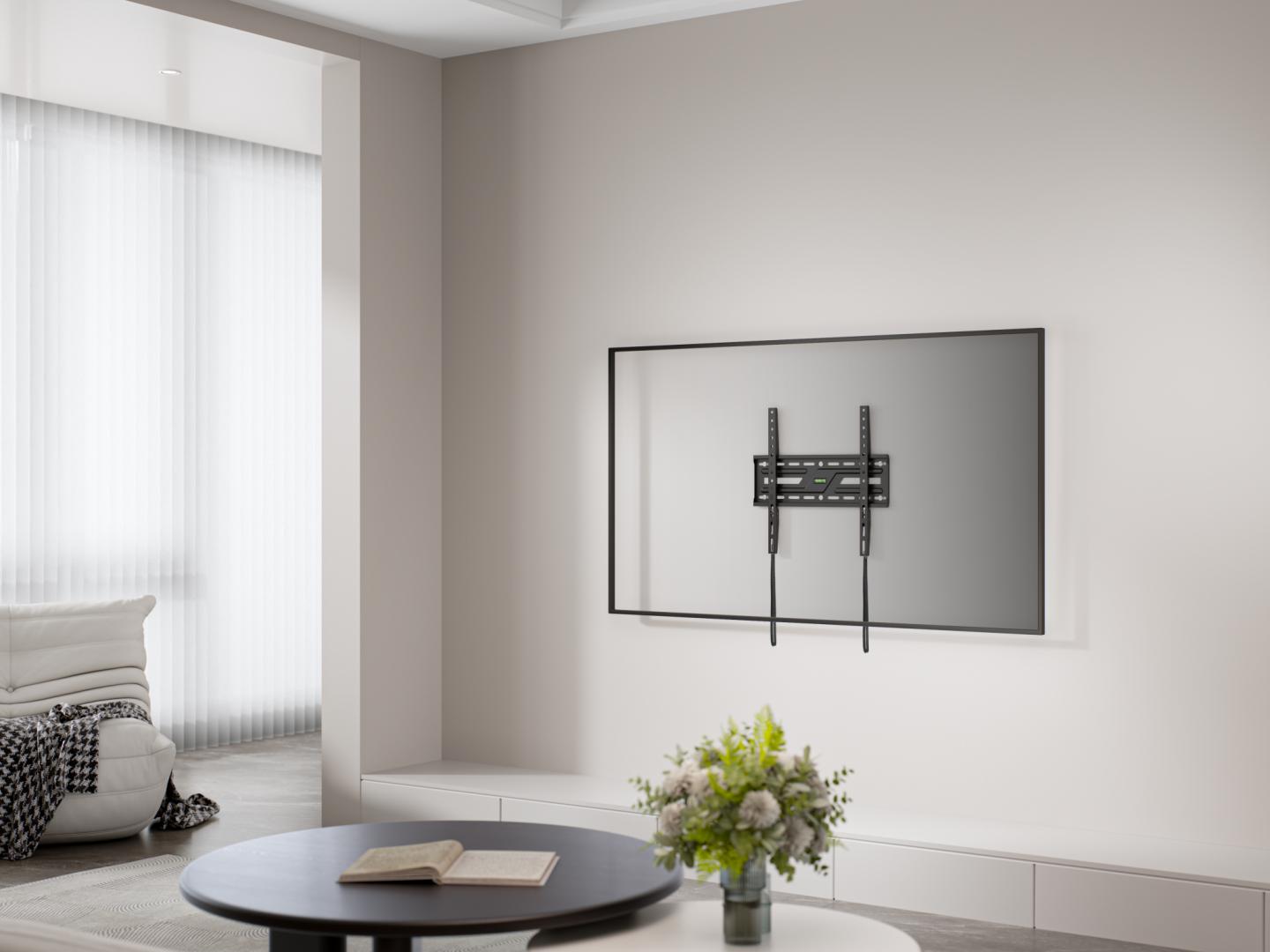 Suport perete TV Serioux 32-75" Fix 75kg Profil 24mm Material: - imagine 8