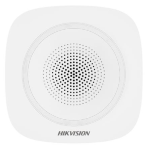 Sirena interior wireless AX PRO Hikvision DS-PS1-I-WE(B)-R(Red Indicator); 868MHz two-way