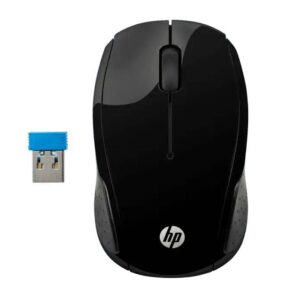 HP Mouse Wireless 200 Black. Culoare: Negru. Dimensiune: 95 x