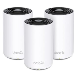 TP-Link AXE5400 home mesh Wi-Fi 6E System, Tri-Band, Deco XE75(3-pack);