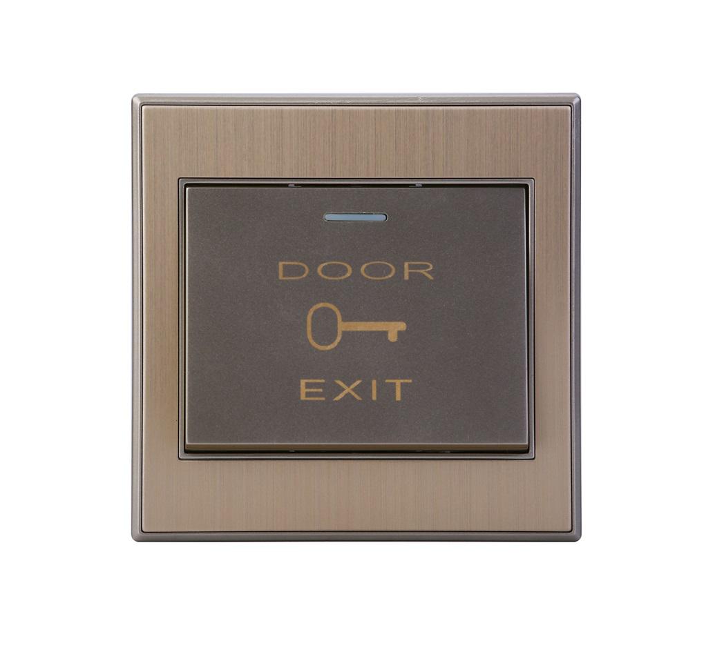 Buton de iesire, incastrabil, ND-EB02A-M; Iesire contact: NO/NC; luminade noapte;