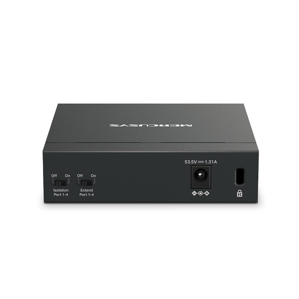 MERCUSYS DESKTOP SWITCH 5PORT MS105GP POE, Interfata: 5 x 5× - imagine 3