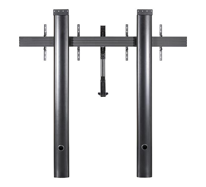 Stand de podea cu fixare in perete B-Tech, pentru doua