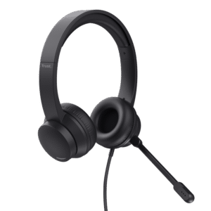 Casti Trust Ayda cu fir, interfata USB 3.0, frecventa de