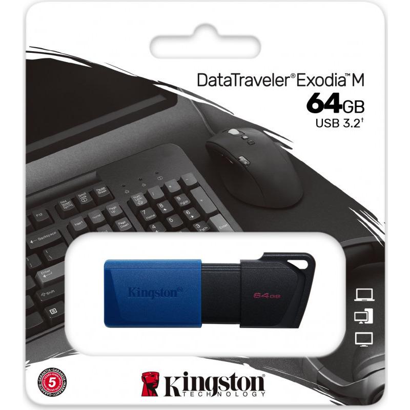 Memorie USB Flash Drive Kingston DataTraveler Exodia M, 64GB, USB - imagine 4