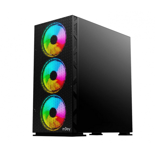 Carcasa nJoy Kona, Mid Tower NEGRU - imagine 5