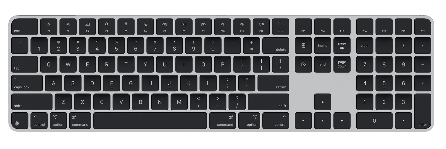 Apple Magic Keyboard (2024) w Touch ID and Numeric Keypad