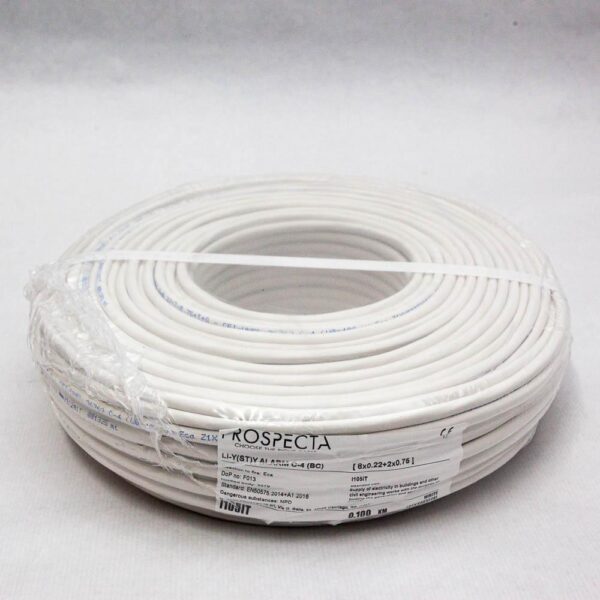 Cablu alarma 8 x 0.22 + 2 x 0.75 premium,