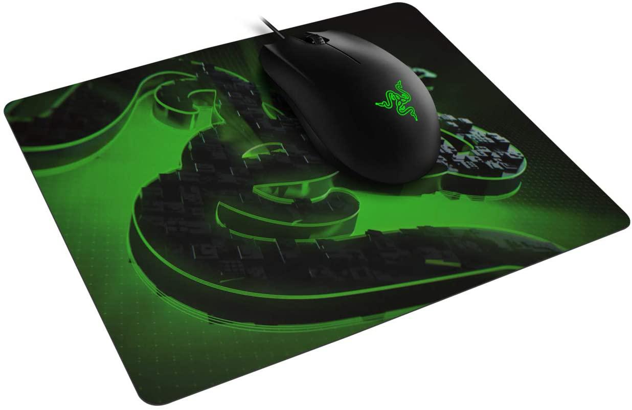 Mouse Gaming Razer Abysus Lite, Goliathus Mobile Construct Edition, negru - imagine 4