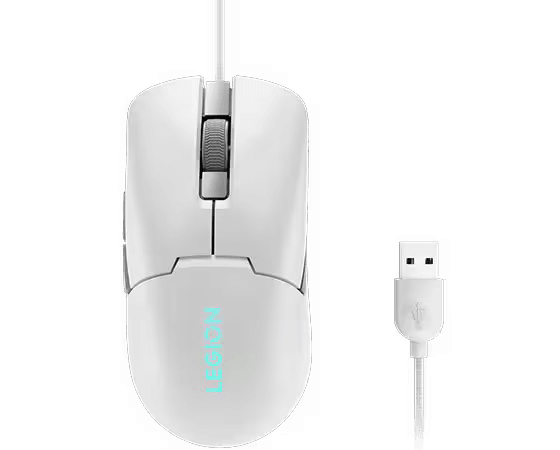 Mouse gaming Lenovo Legion M300s, Iluminare RGB, 8k DPI, Sensor