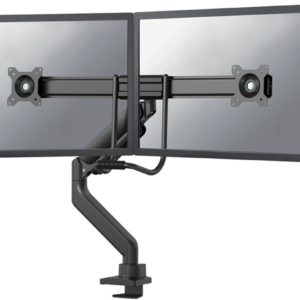 Brat dublu pentru monitor Neomounts, tip full motion, pentru display-uri