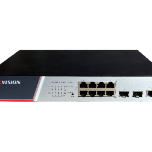 Switch Hikvision DS-3E2510P(B), Switching Capacity 336 Gbps, 8 Gigabit Poe