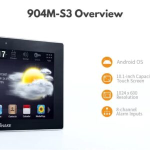 Post interior videointerfon DNAKE 10.1" cu Android;  CPU:Octal core