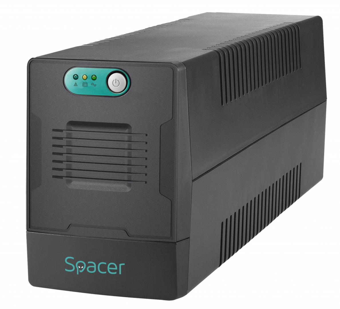 UPS Spacer Line Int. fara management, 800VA/ 480W, AVR,