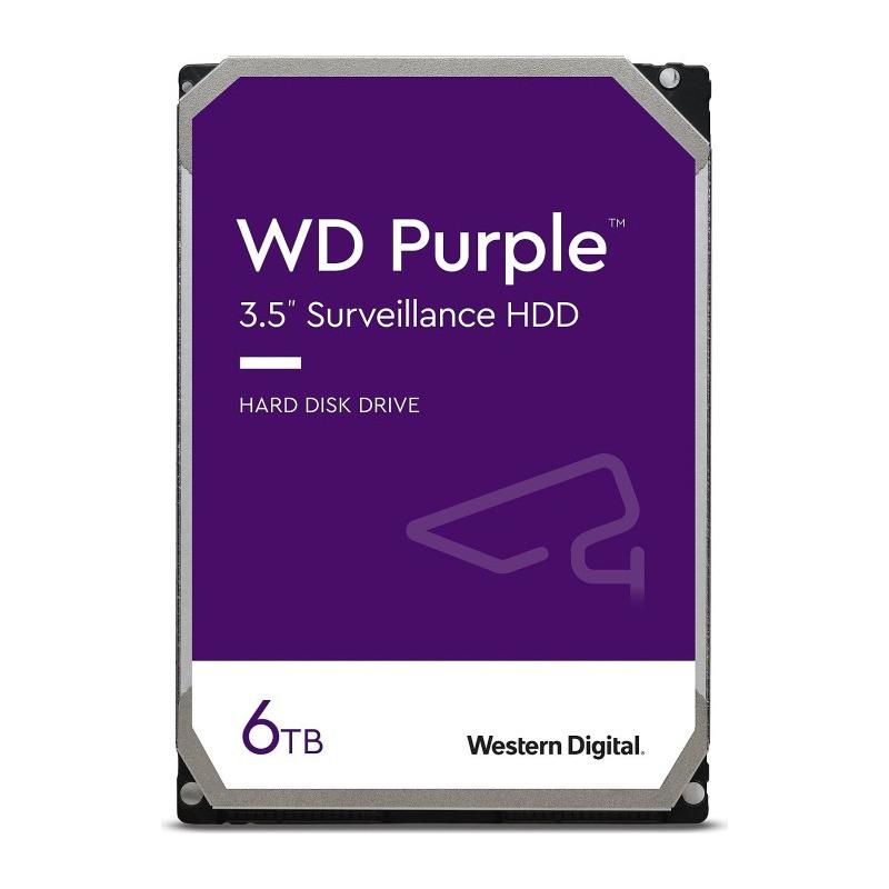 HDD Surveillance Wd Purple 6TB SATA-Iii 5640RPM 256MB