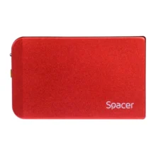Rack Extern HDD/SSD 2.5″ Spacer USB 3.0 Rosu