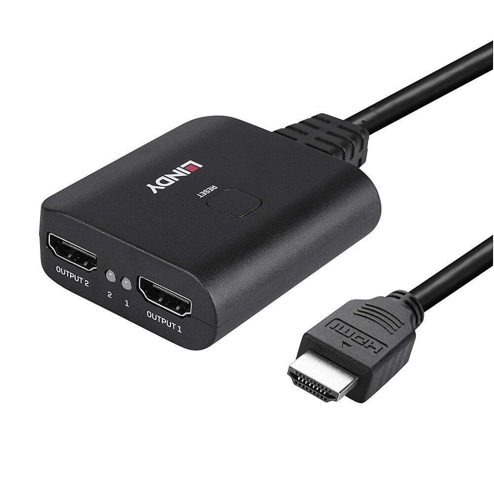 Cablu Lindy 2 porturi HDMI 4K60, latime de banda suportata - imagine 6