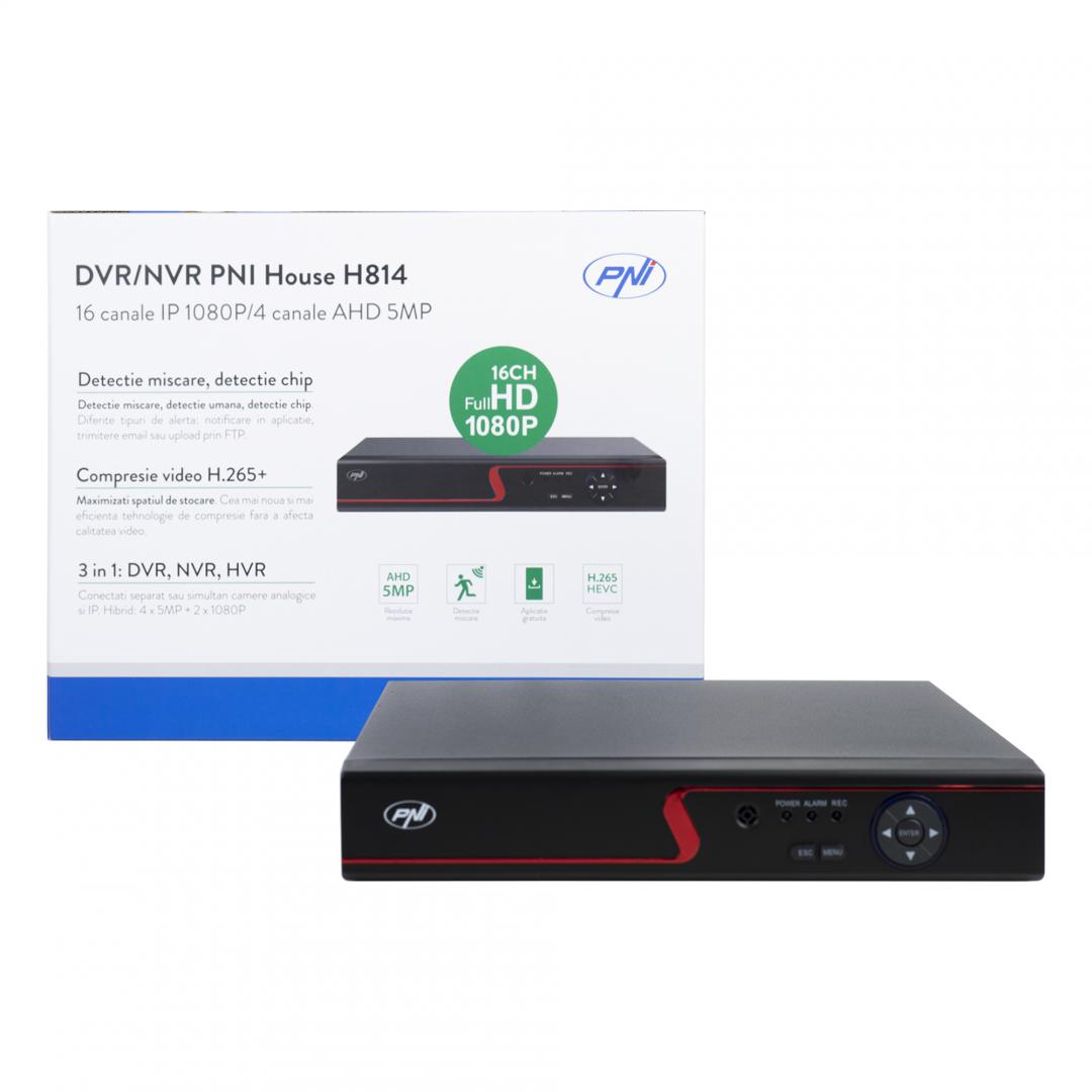 DVR / NVR PNI House H814 - 16 canale IP