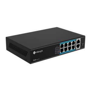 POE Switch Milesight 8 Porturi POE MS-S0208-EL, Porturi: 8 ×
