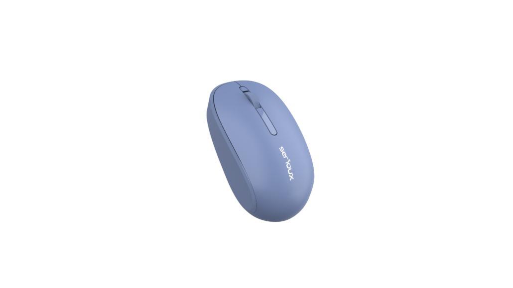 Mouse Serioux Spark 215 Wireless Albastru, Senzor: Optic, DPI: 1000, - imagine 5