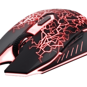 Mouse Trust Basics gaming wireless, 2000 DPI, negru