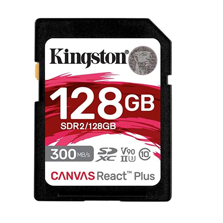 Card de Memorie SDXC Kingston Canvas React Plus 128Gb, Class