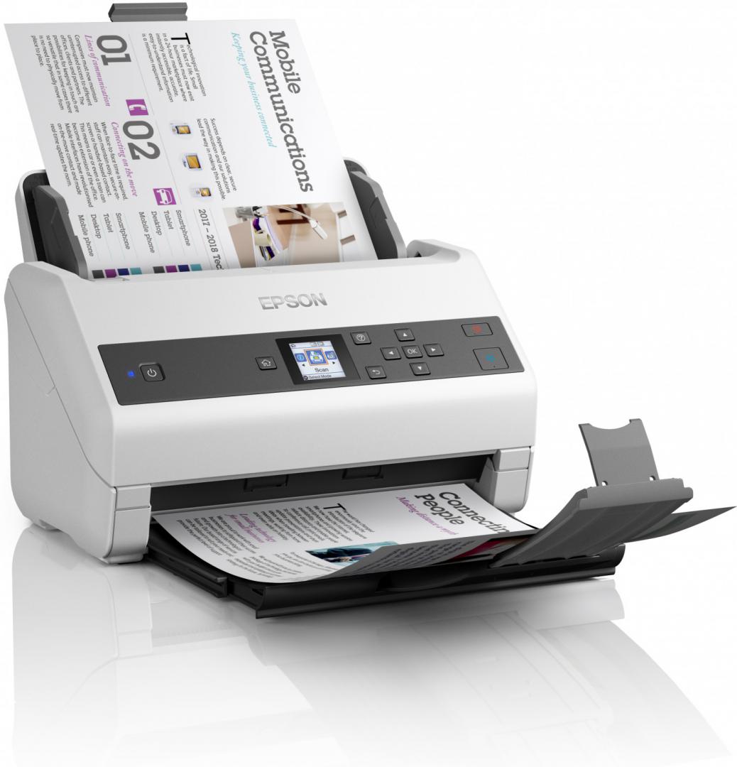Scanner Epson DS-870, dimensiune A4, tip sheetfed, viteza scanare: 65ppm, - imagine 4