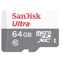 Card de Memorie Microsdhc Sandisk, 64GB, Adaptor Sd, Class