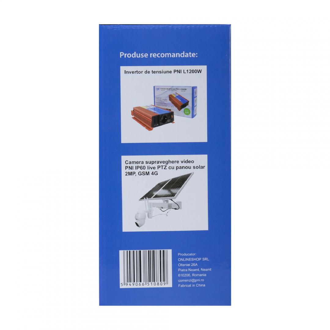 PNI SISTEM SOLAR FOTOVOLTAIC H01, GreenHouse H01 30W cu acumulator - imagine 7