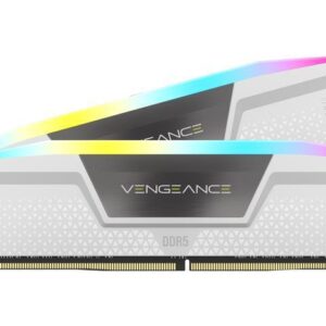 Memorie RAM Corsair Vengeance RGB White 32GB DDR5 5600MHz CL36