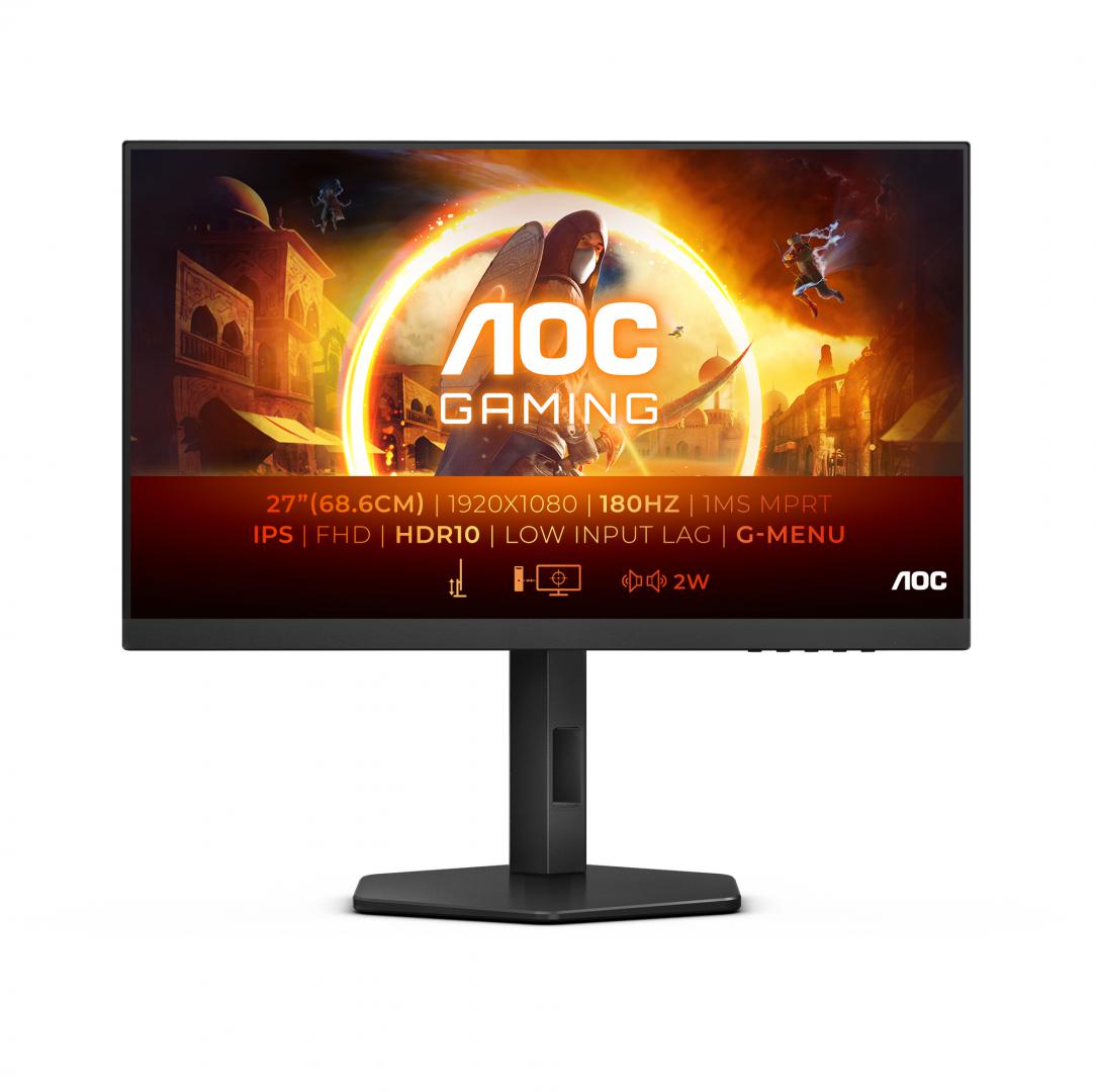 Monitor AOC 27" 27G4X, Diagonal (inch): 27, Diagonal (cm): 69,