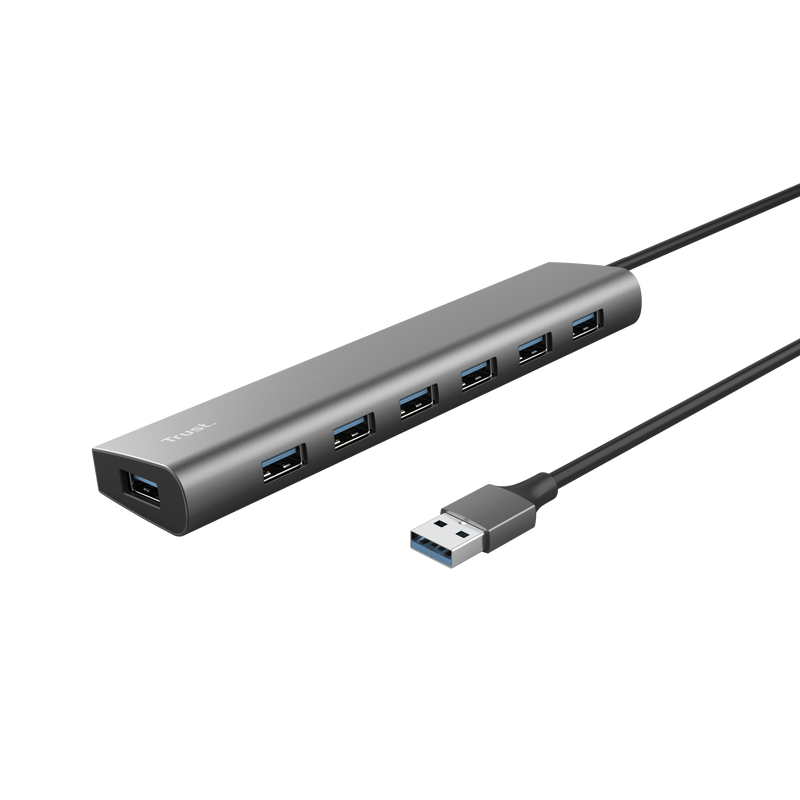 Hub Trust Halyx , 7 porturi USB 3.2 Gen 1, - imagine 4