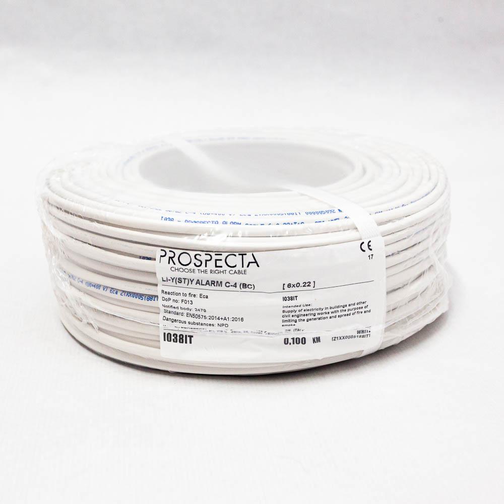 Cablu alarma 6 x 0.22 premium, cupru 100%, cod: I038IT,