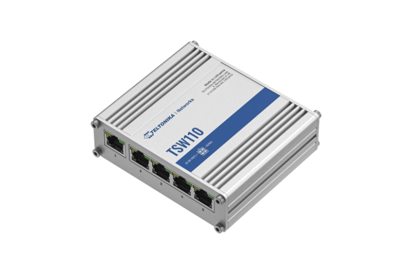 TELTONIKA INDUSTRIAL UNMANAGED L2 5PPORT GIGABIT SWITCH TSW110, Interfata: 5 - imagine 4