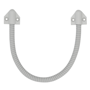 Protectie cablu din inox DLK-403D-WH culoare alba, Dimensiuni: Ø7x330mm