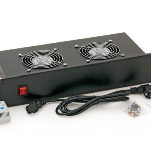 Panou ventilatie Triton pentru rack de podea 19, 2 ventilatoare